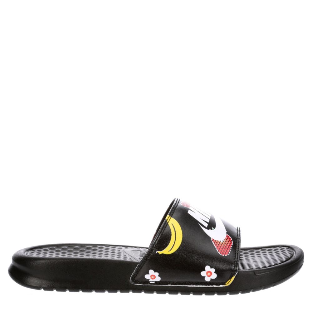 nike slides flowers