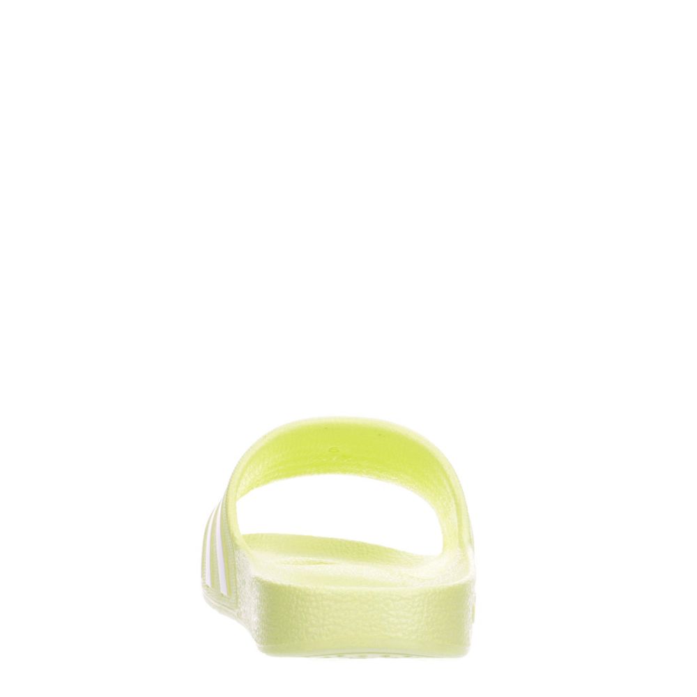 ADIDAS Womens Adilette Aqua Slide Sandal - YELLOW