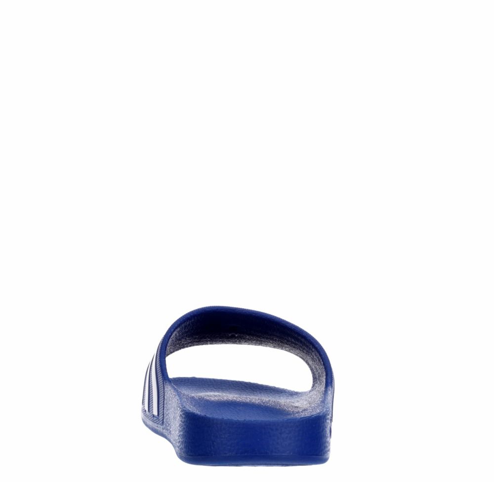 ADIDAS Womens Adilette Aqua Slide Sandal - BLUE