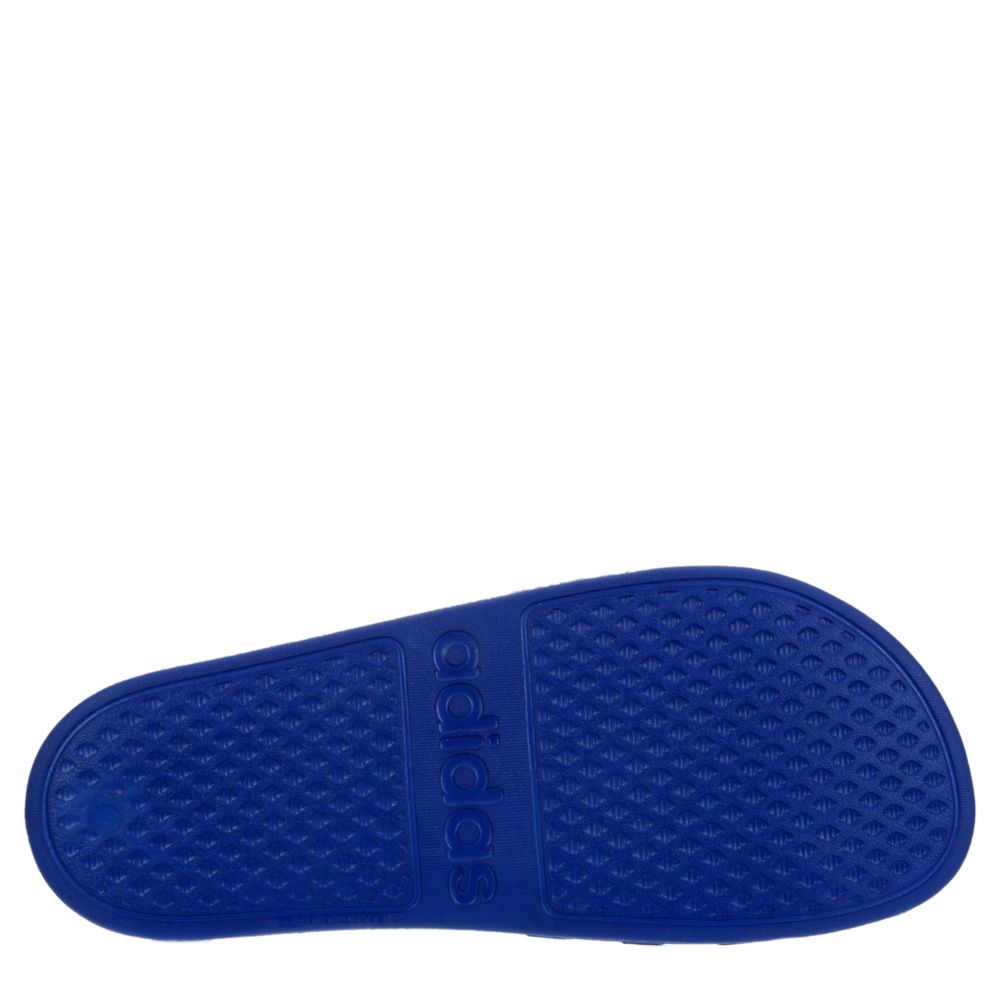ADIDAS Womens Adilette Aqua Slide Sandal - BLUE