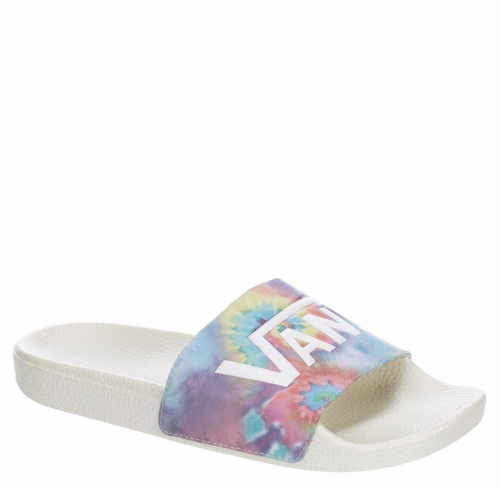 tie dye vans slip on