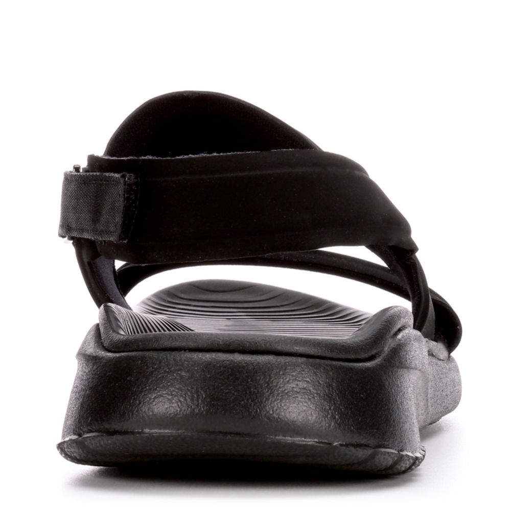 black nike sandals for women