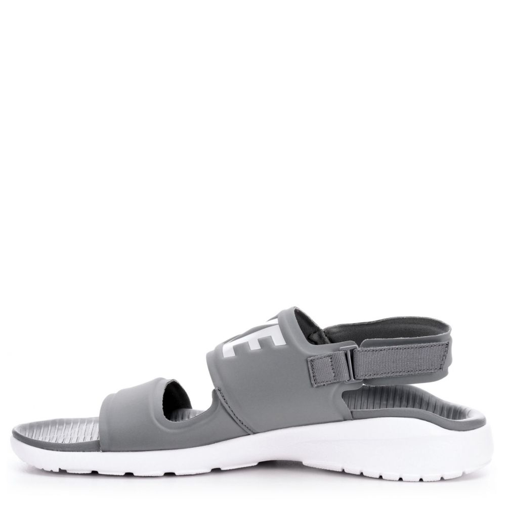 grey nike tanjun sandals