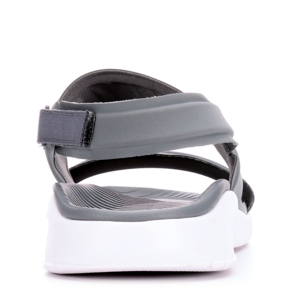 grey nike tanjun sandals