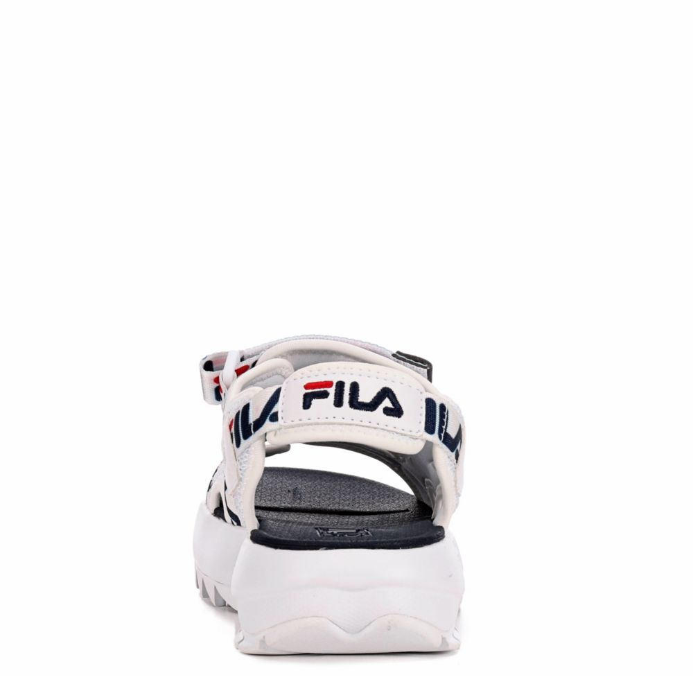 fila white sandals