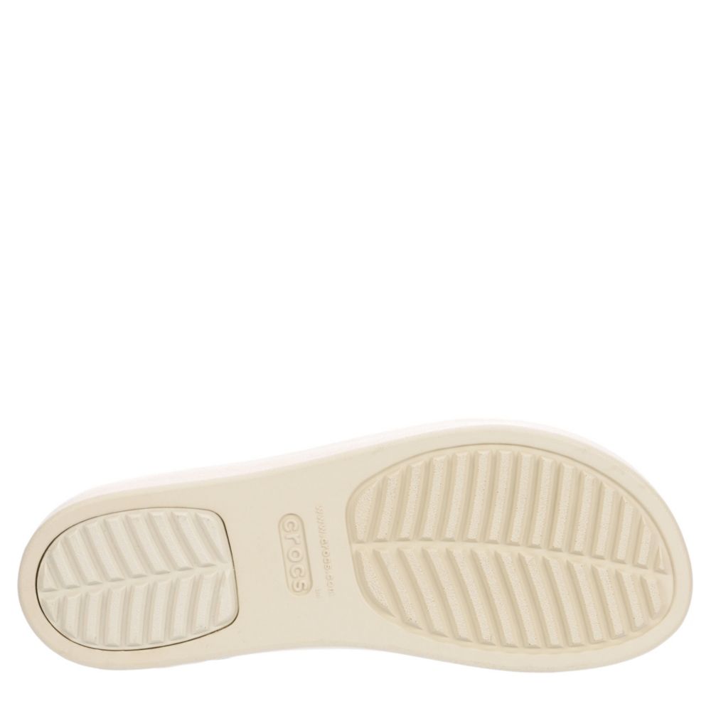CROCS Womens Brooklyn Wedge Sandal - SNAKE