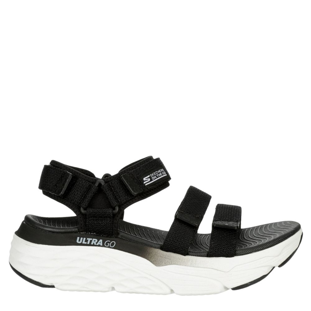 skechers ladies black sandals