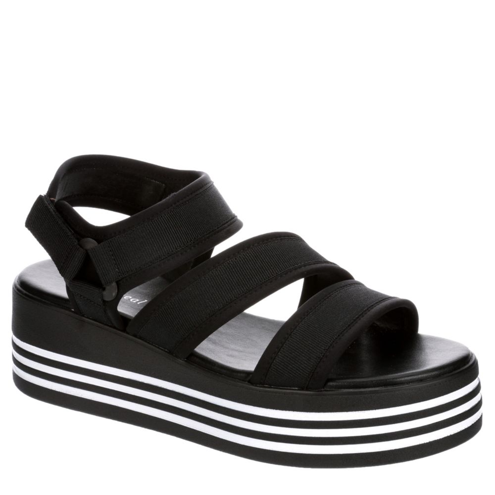XAPPEAL Womens Kyra Platform Sandal - BLACK