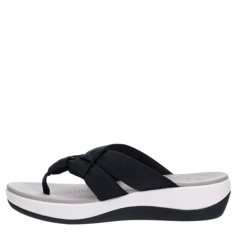 CLARKS Womens Cloudstepper Arla Jane Flipflop Sandal - NAVY