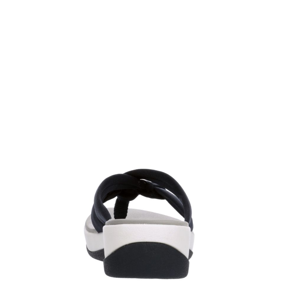 CLARKS Womens Cloudstepper Arla Jane Flipflop Sandal - NAVY