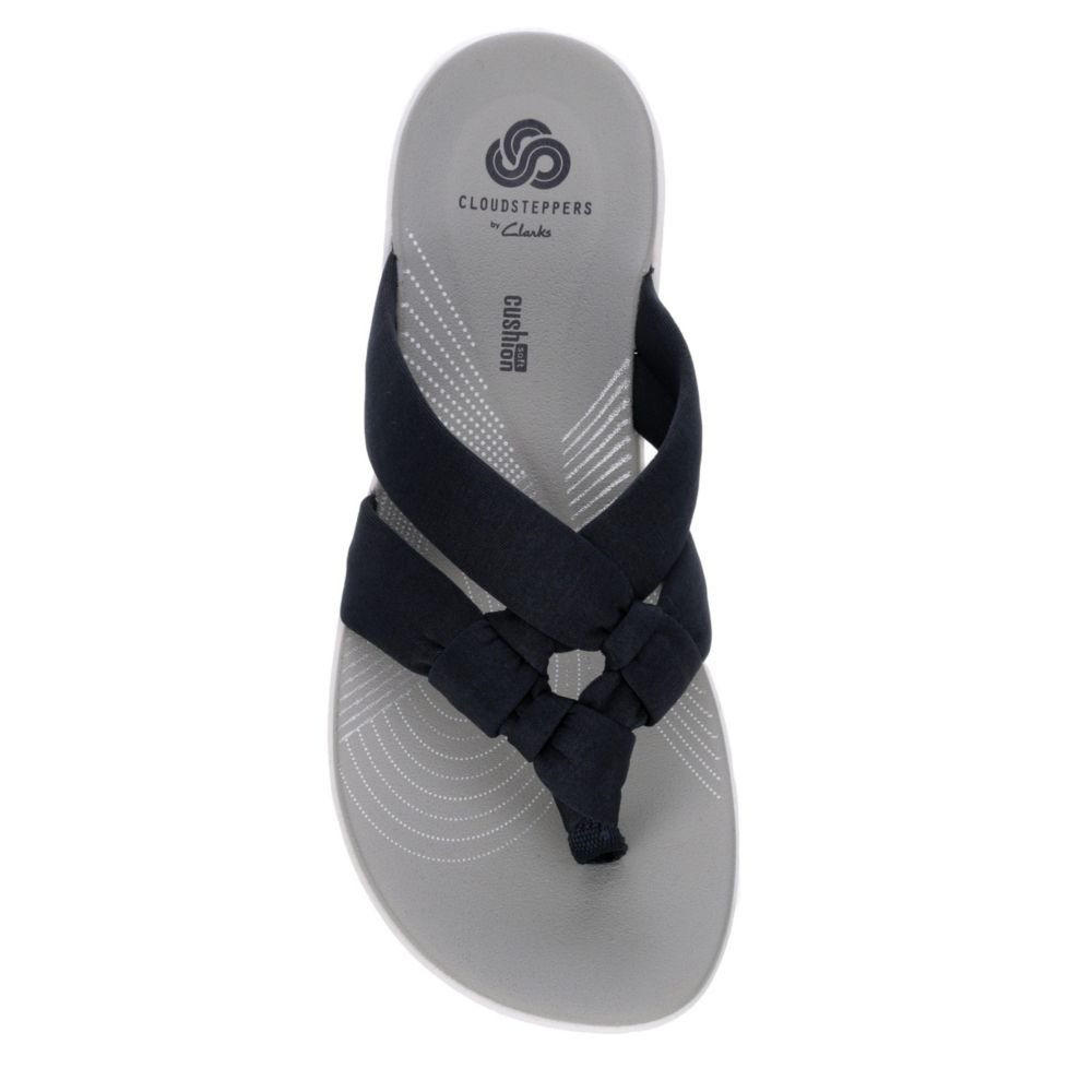 CLARKS Womens Cloudstepper Arla Jane Flipflop Sandal - NAVY