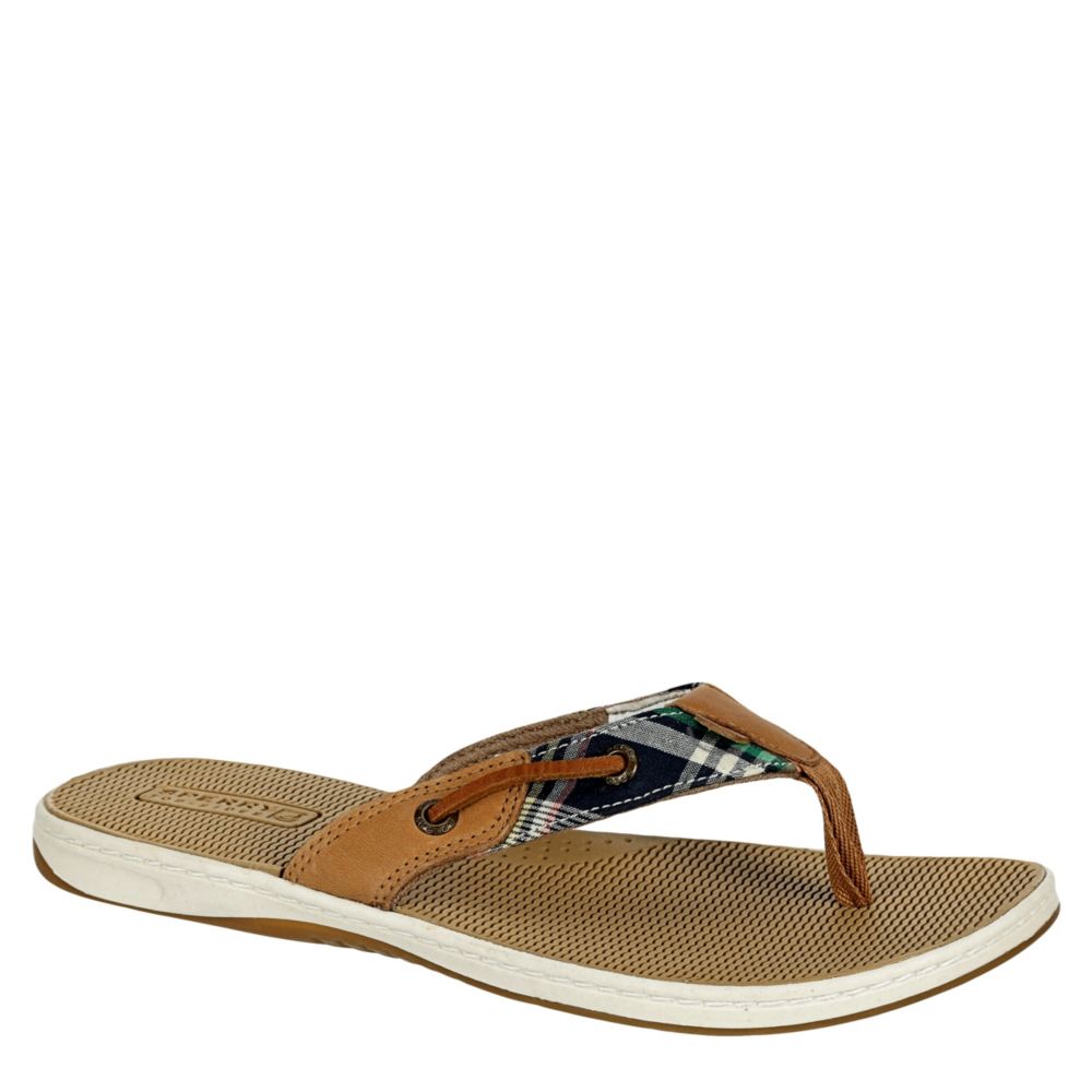 sperry seafish flip flops