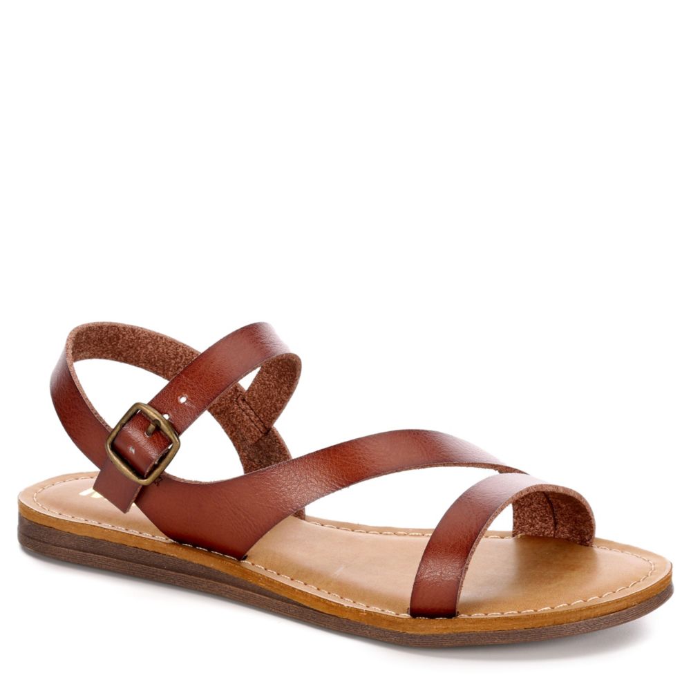 brown flip flops womens