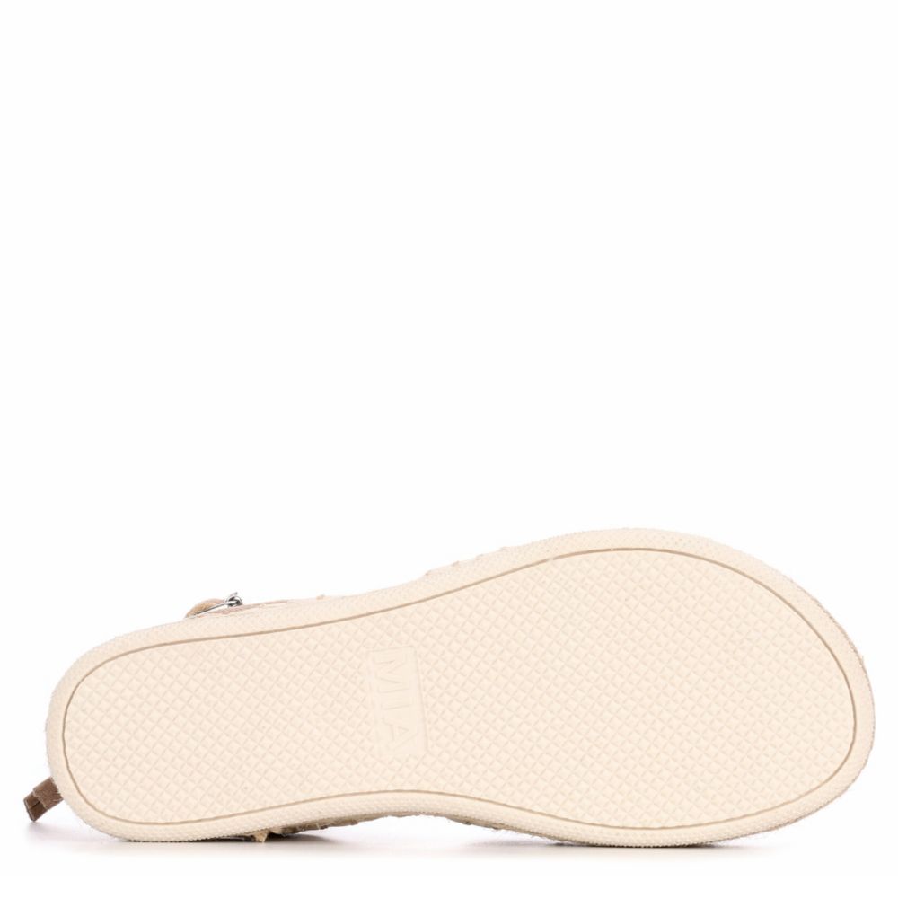 MIA Womens Vita Platform Sandal - STONE