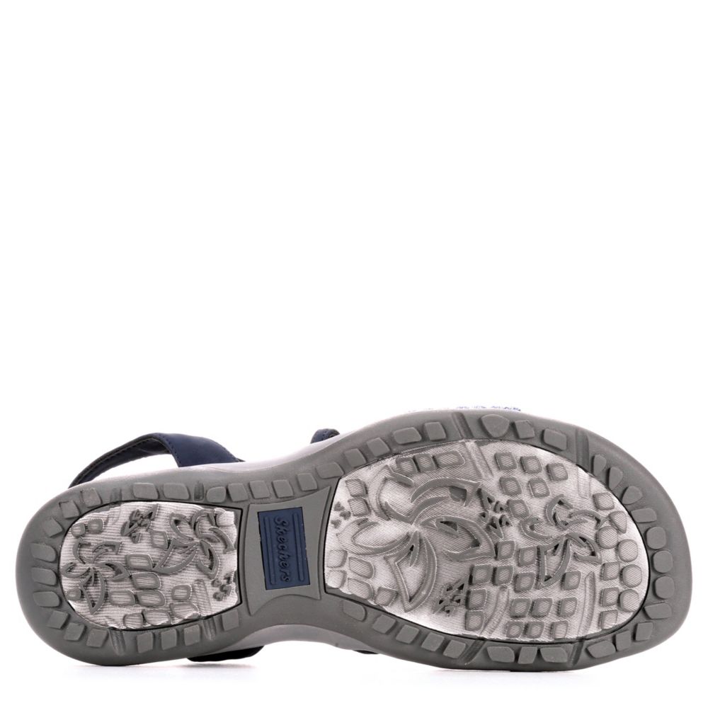 SKECHERS MODERN Womens Reggae Slim Stretch Appeal Sandal - NAVY