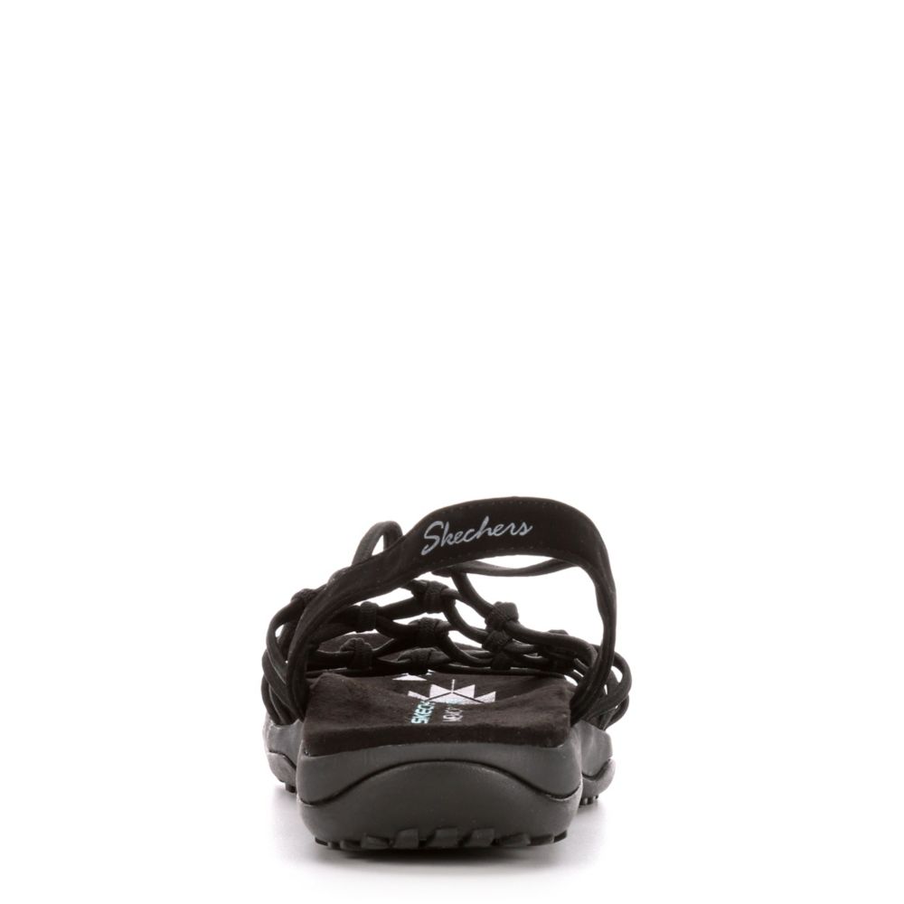 SKECHERS MODERN Womens Reggae Slim Forget Me Knot Sandal - BLACK