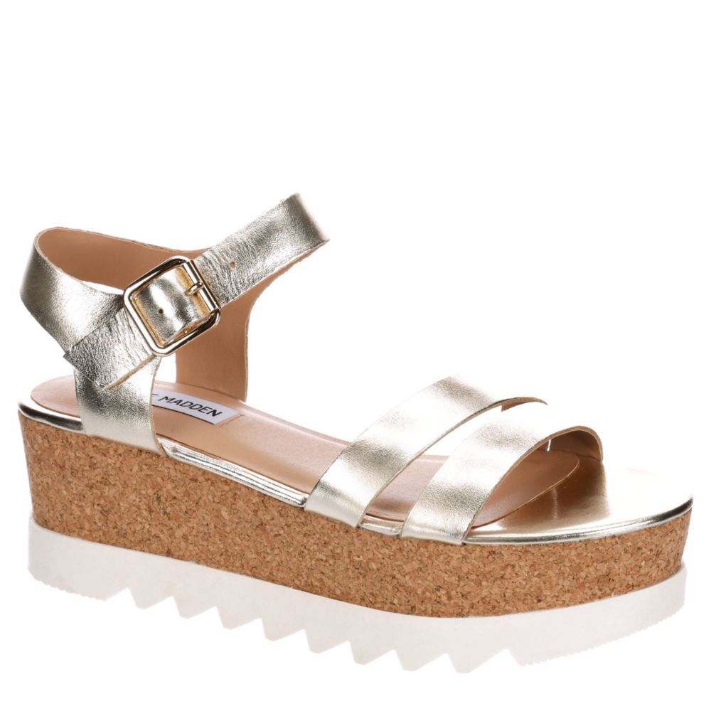 rose gold wedge flip flops