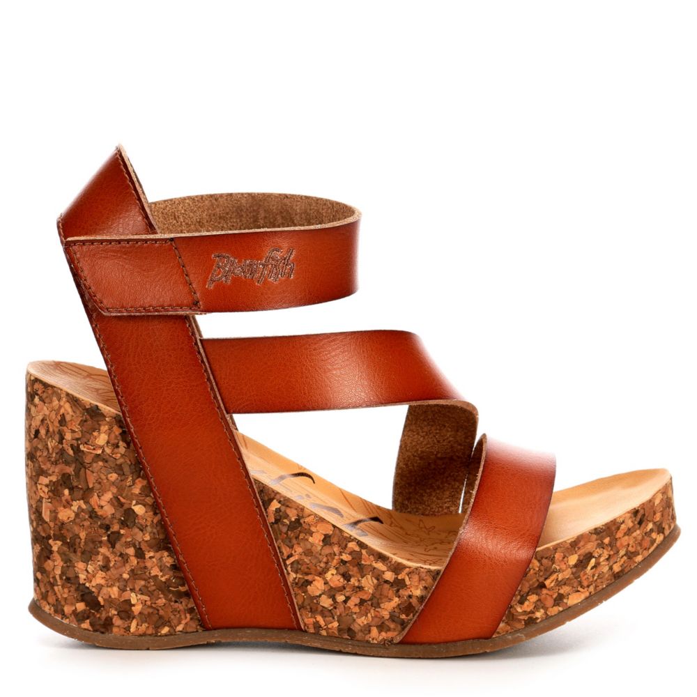 tan cork wedge sandals