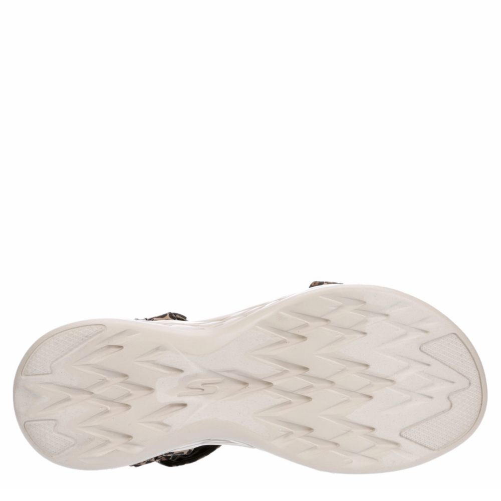SKECHERS Womens On-the-go 600 Sandal - LEOPARD