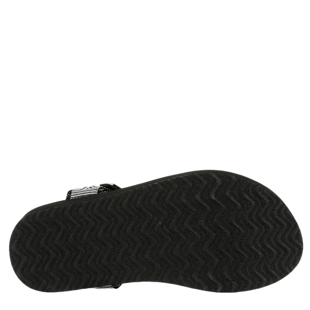 BLUEFIN Womens Sarasota Casual Sandal - BLACK