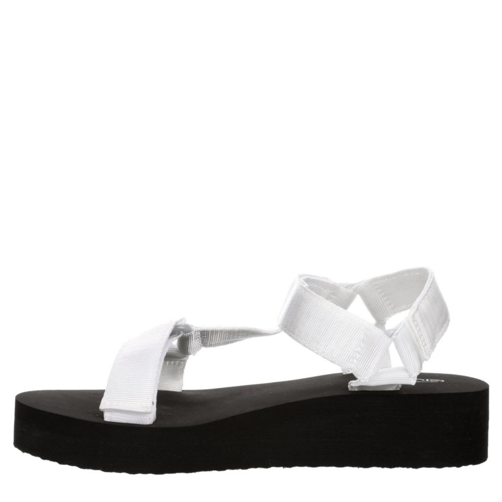BLUEFIN Womens Sarasota Casual Sandal - WHITE