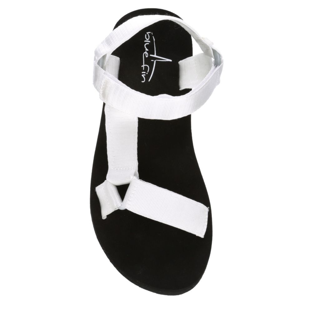 BLUEFIN Womens Sarasota Casual Sandal - WHITE