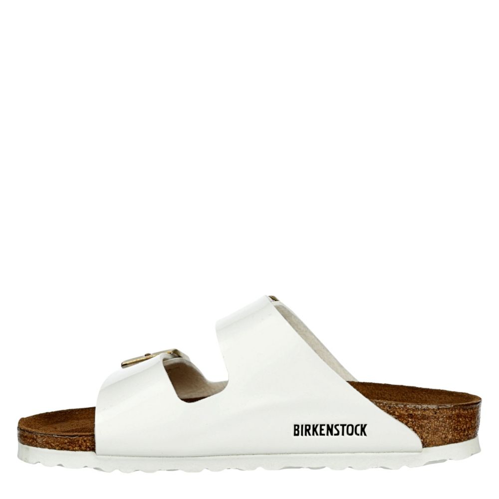 BIRKENSTOCK Womens Arizona Slide Sandal - WHITE