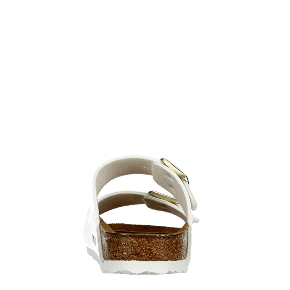 BIRKENSTOCK Womens Arizona Slide Sandal - WHITE