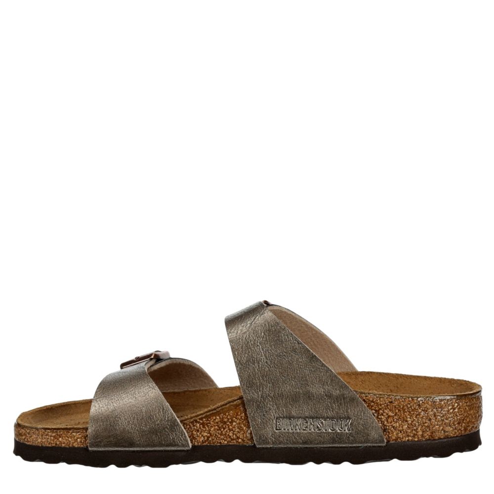 BIRKENSTOCK Womens Sydney Soft Footbed Sandal - TAUPE