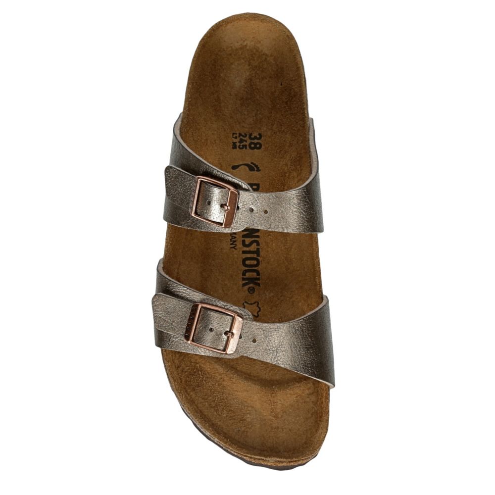 BIRKENSTOCK Womens Sydney Soft Footbed Sandal - TAUPE