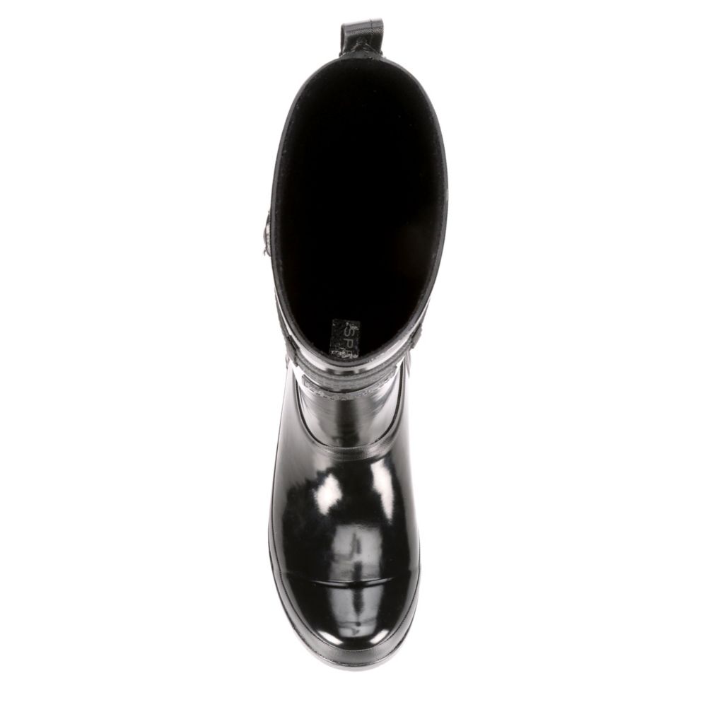 SPERRY Womens Walker Atlantic Rain Boot - BLACK