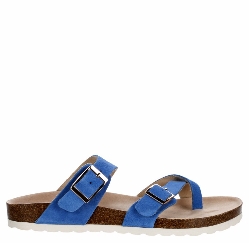 white mountain gracie footbed sandals