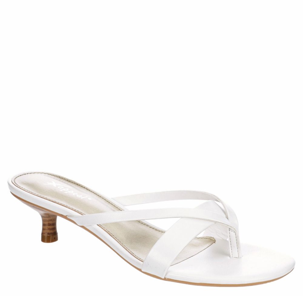 XAPPEAL Womens Avita Thong Sandal - WHITE