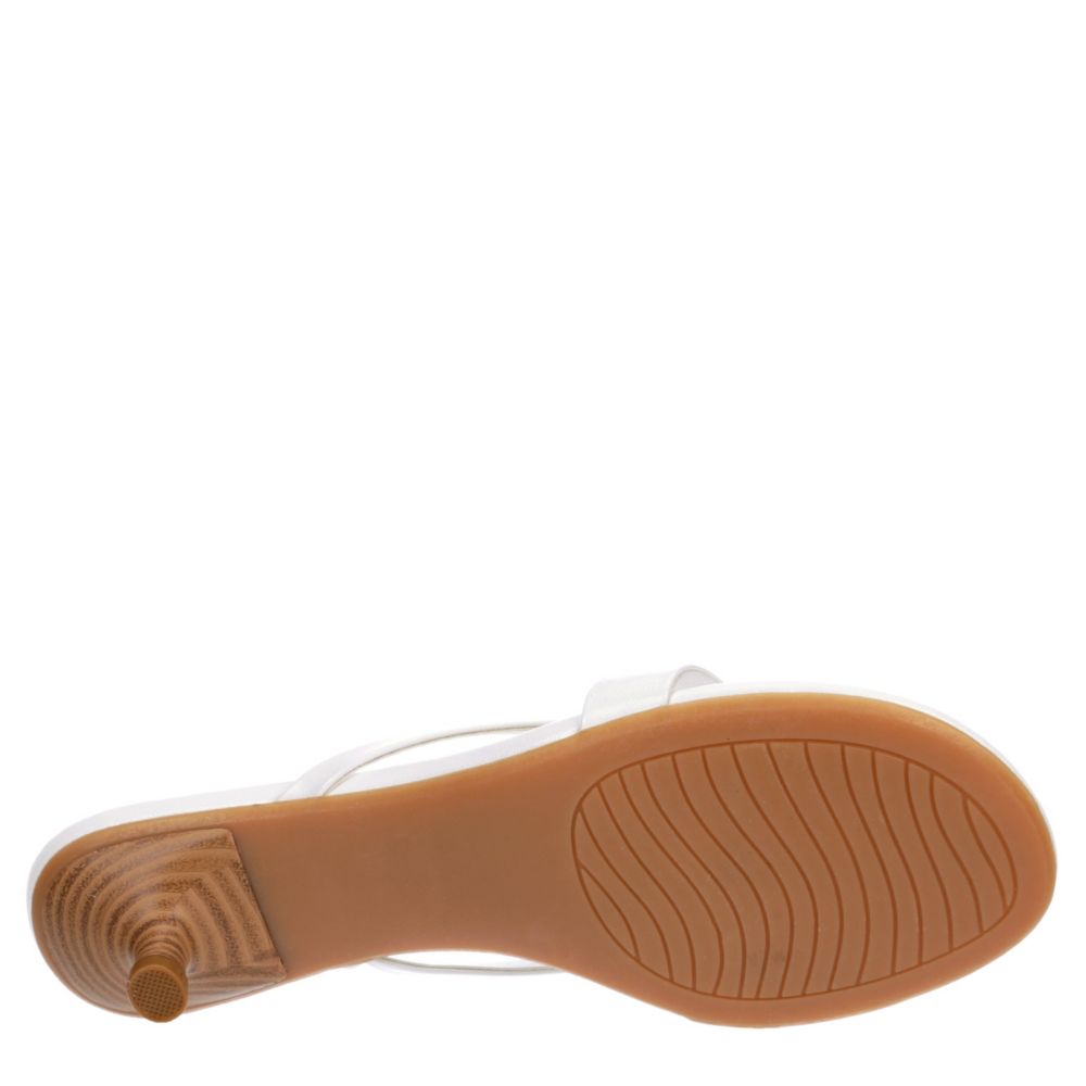 XAPPEAL Womens Avita Thong Sandal - WHITE