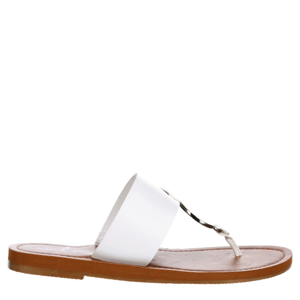 blue fin flip flops womens