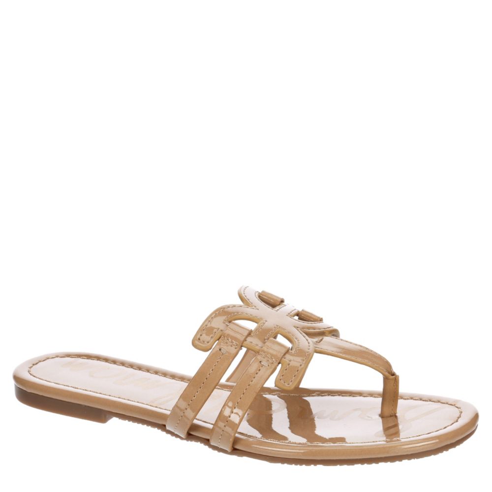 womens nude flat sandals