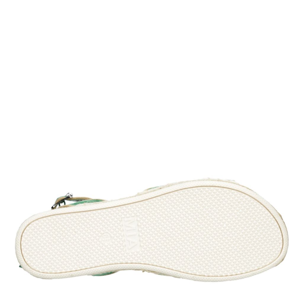 MIA Womens Vita Platform Sandal - GREEN