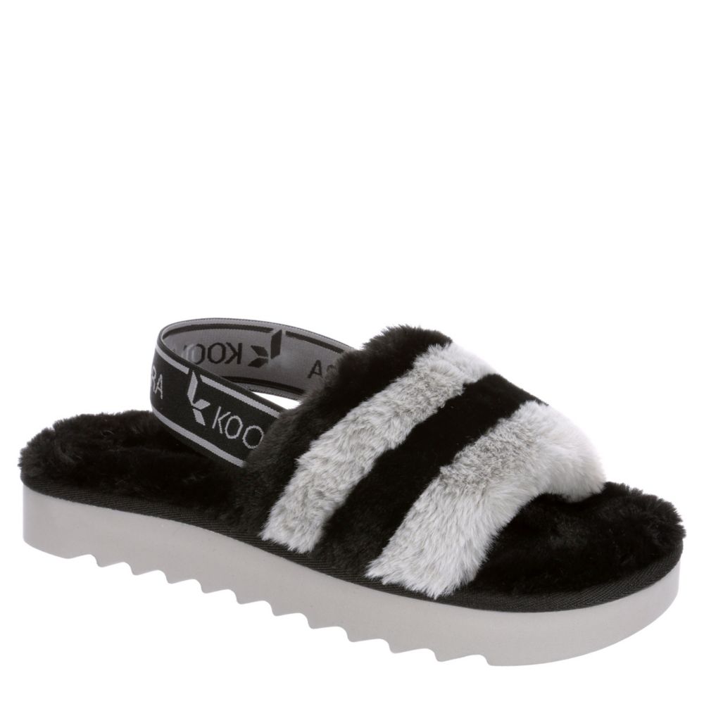 ugg flip flops with fur
