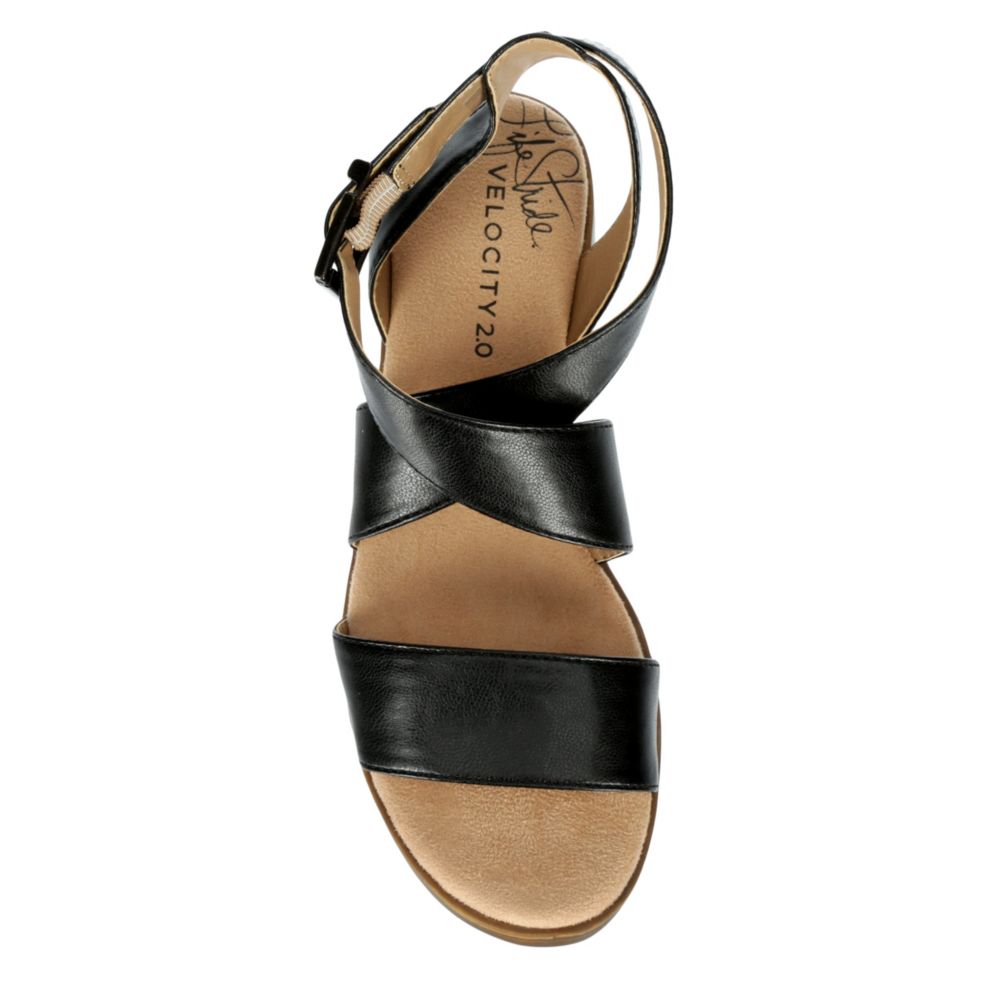 LIFESTRIDE Womens Banning Sandal - BLACK