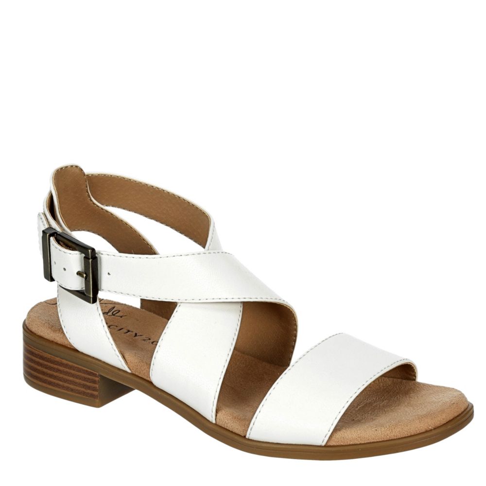 lifestride white sandals