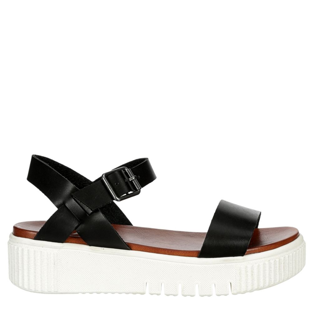 mia platform sandals black