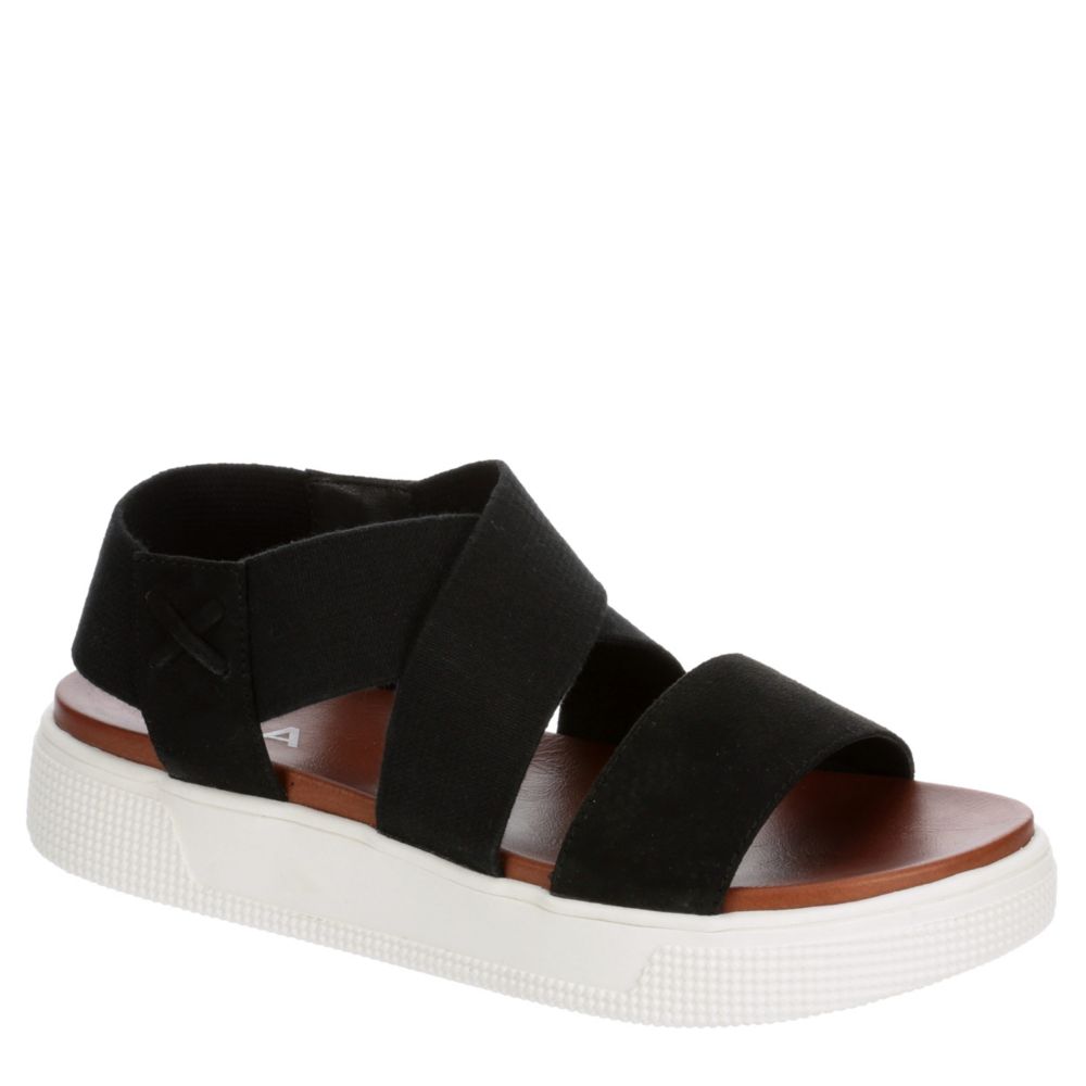 mia platform sandals black