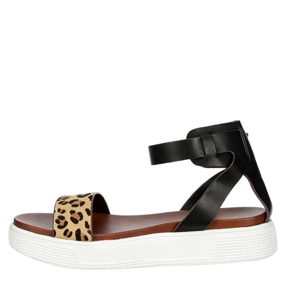 mia leopard platform sandals