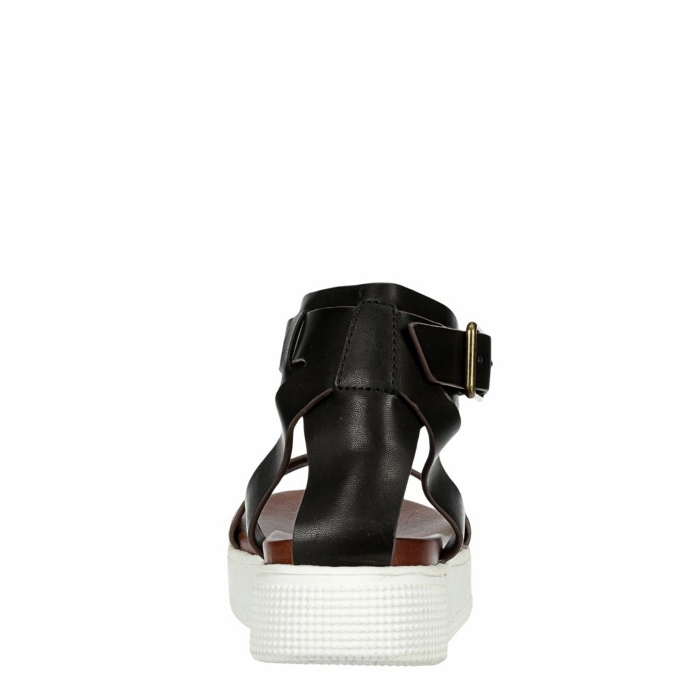 mia ellen platform sandal white