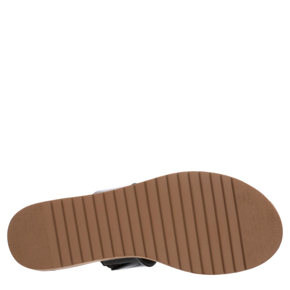 XAPPEAL Womens Dash Platform Slide Sandal - BLACK