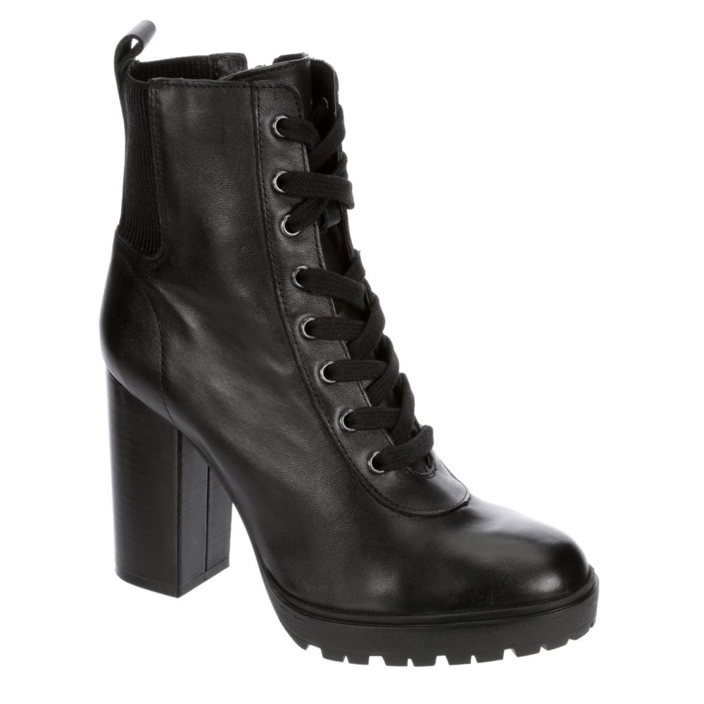 steve madden black lace up boots