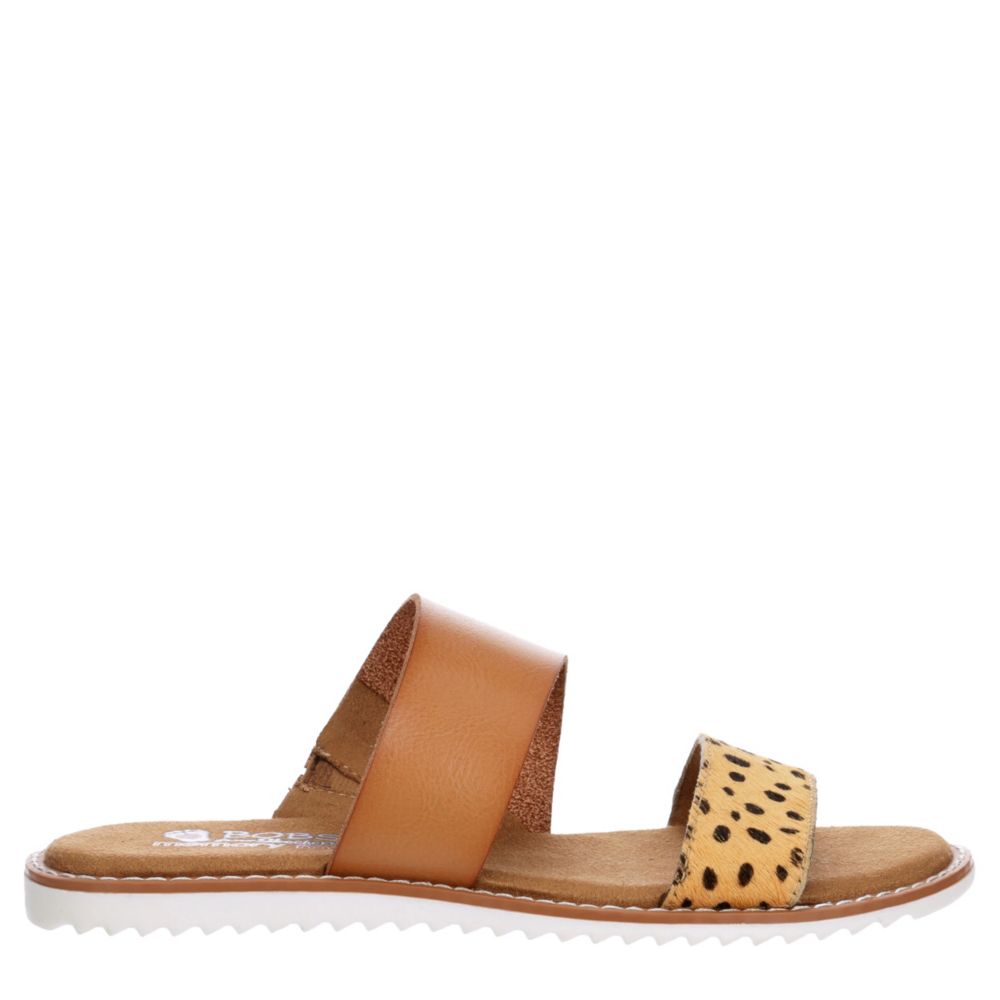 SKECHERS BOBS Womens Blazing Star Slide Sandal - TAN