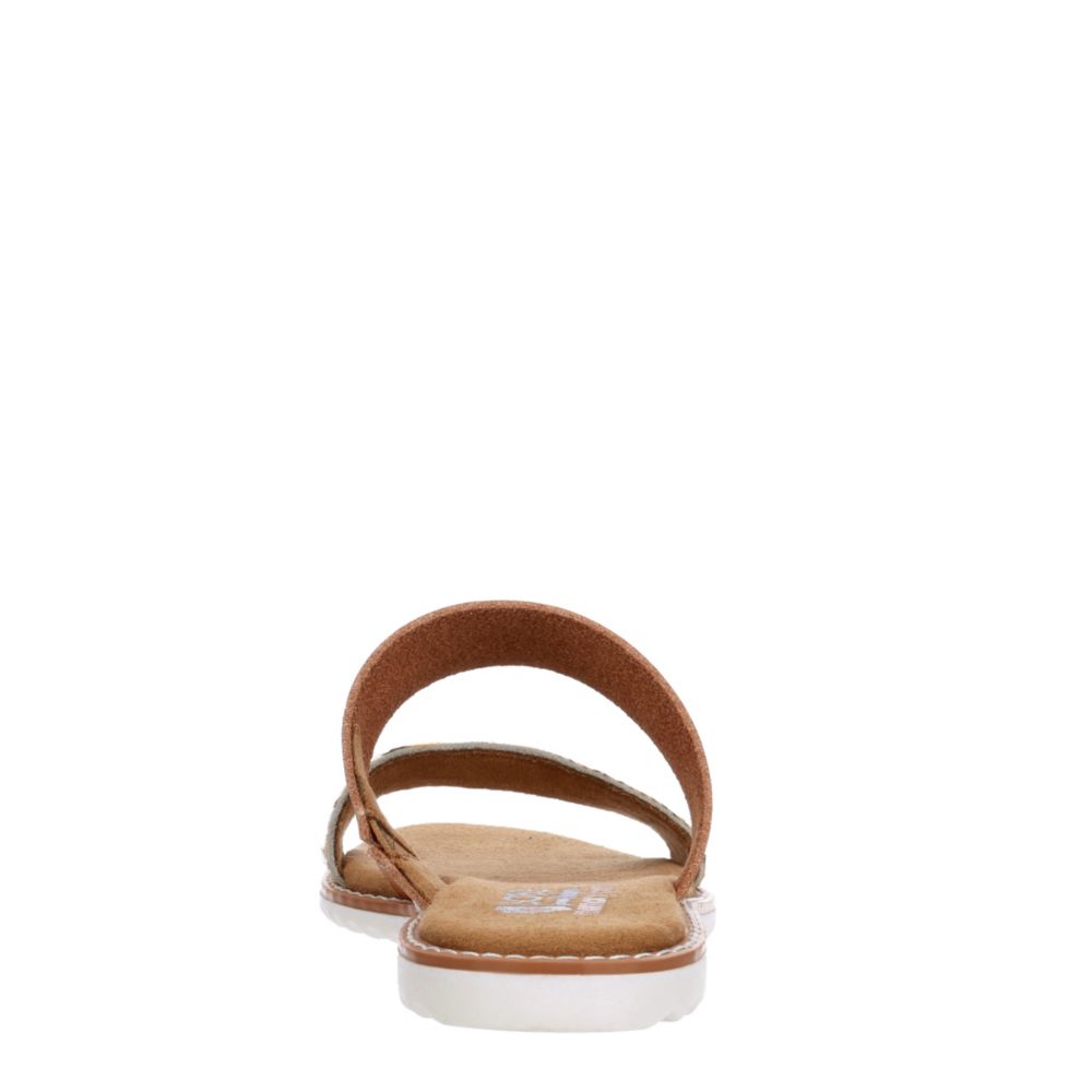 SKECHERS BOBS Womens Blazing Star Slide Sandal - TAN