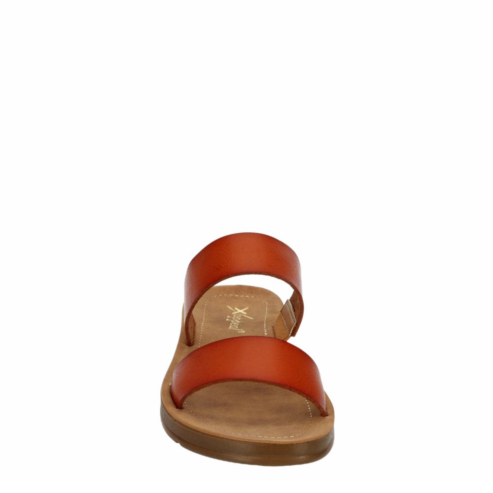 XAPPEAL Womens Kyley Slide Sandal - COGNAC