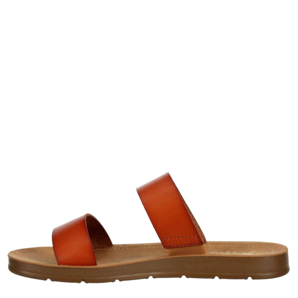 XAPPEAL Womens Kyley Slide Sandal - COGNAC